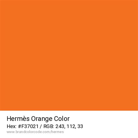 hermes orange color code|signature color of hermes.